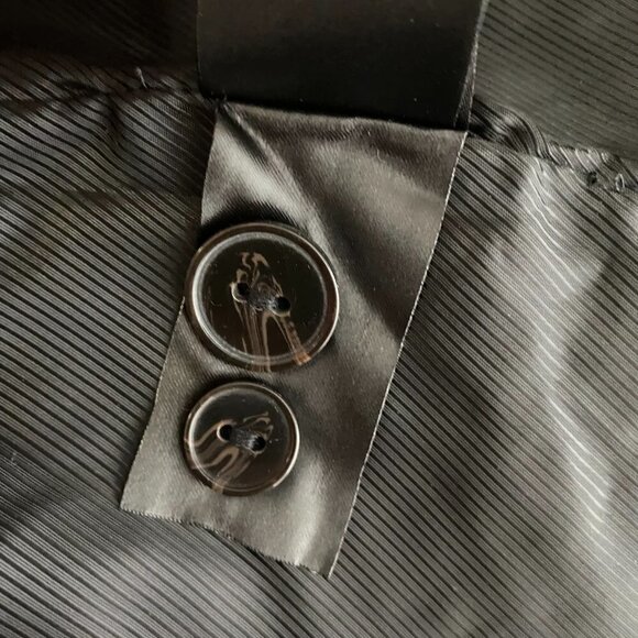 H&M Coat Jacket‎ Black White Mix Viscose Blend NWT - Picture 8 of 9